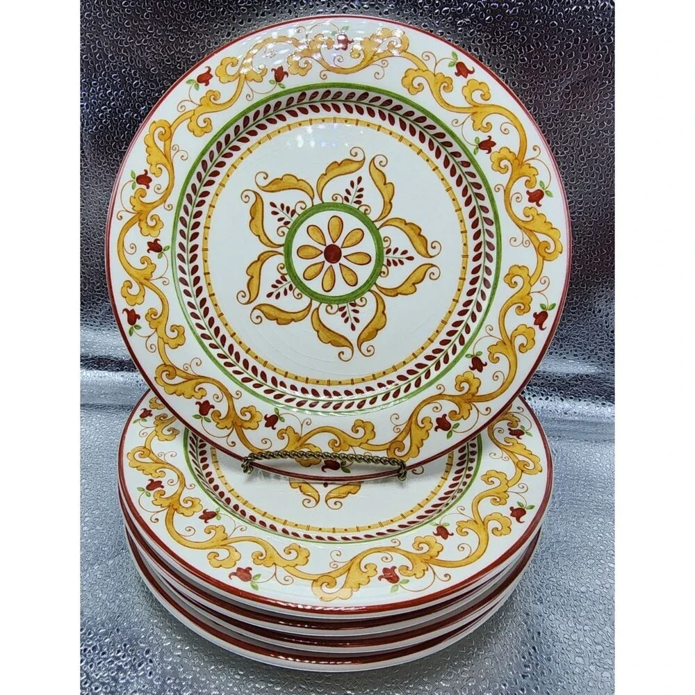 World Market Lisbon Salad/Luncheon Plate Portugal (set of 5) (READ LISTING!!!!)